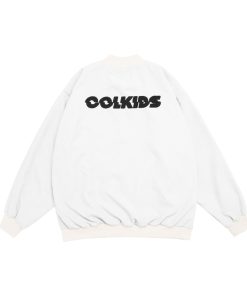 ÁO KHOÁC CND VELVET FABRIC BOMBER CREAM