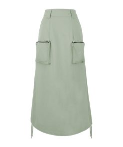 Long Skirt Kaki - LSK - Rêu