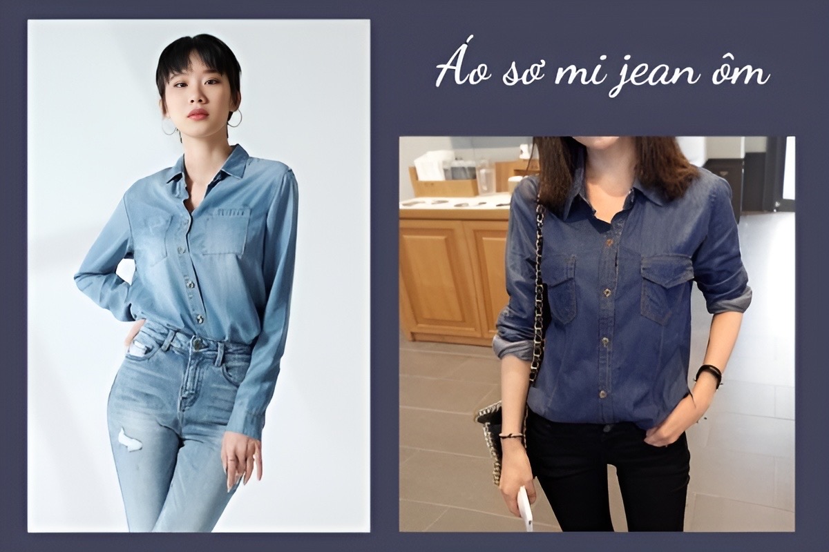 5+ cách phối quần jean nữ với quần jean đang thịnh hành