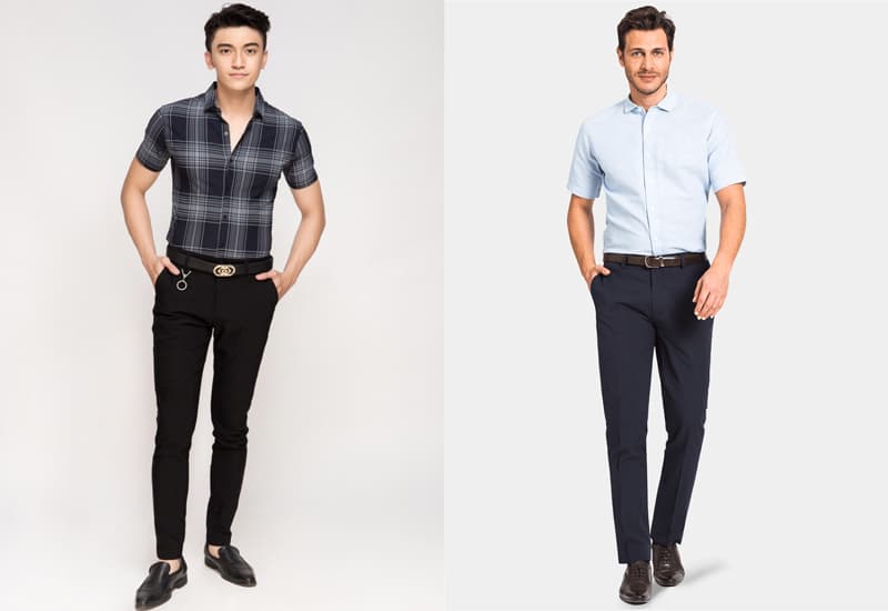 Hướng Dẫn Cách Phối Đồ Với Áo Sơ Mi Nam Ngắn Tay Đẹp - Đơn Giản