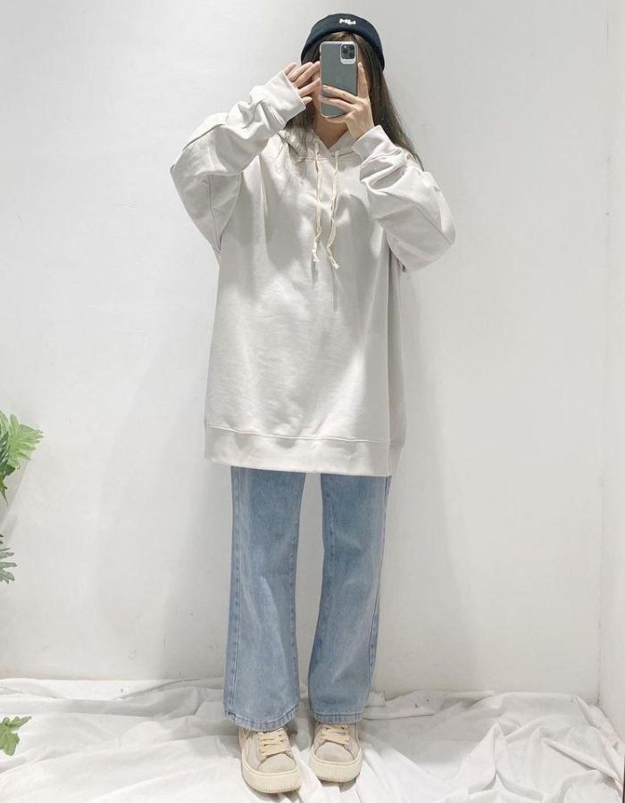 10 Cách phối quần jeans nữ lưng cao Hàn Quốc - Kiến thức