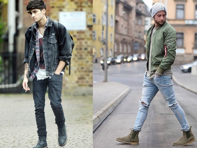 Gợi ý cách mix đồ với giày boot nam trẻ trung