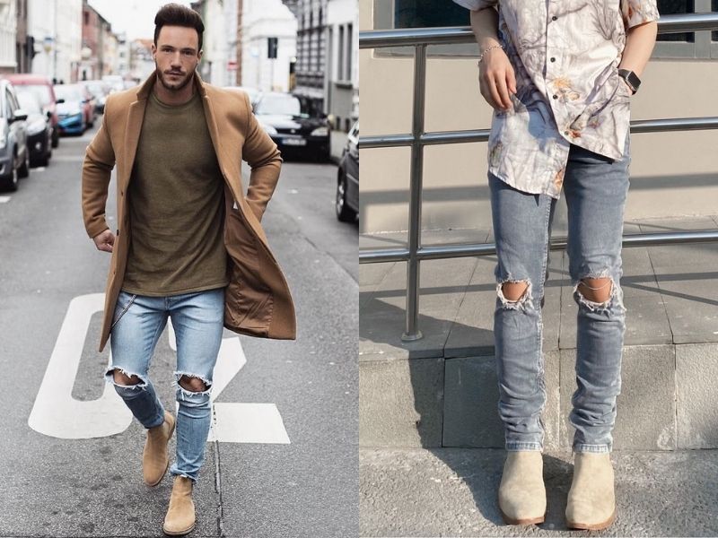 Gợi ý cách mix đồ với giày boot nam trẻ trung