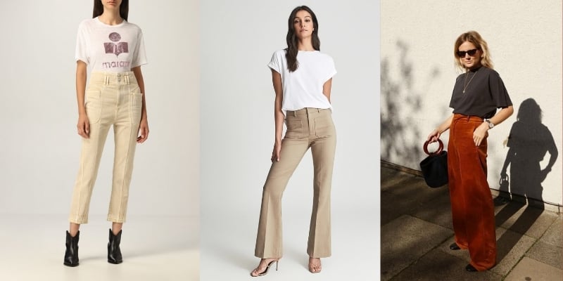 Phối đồ với quần nhung cực xinh Fashionista CHẤT