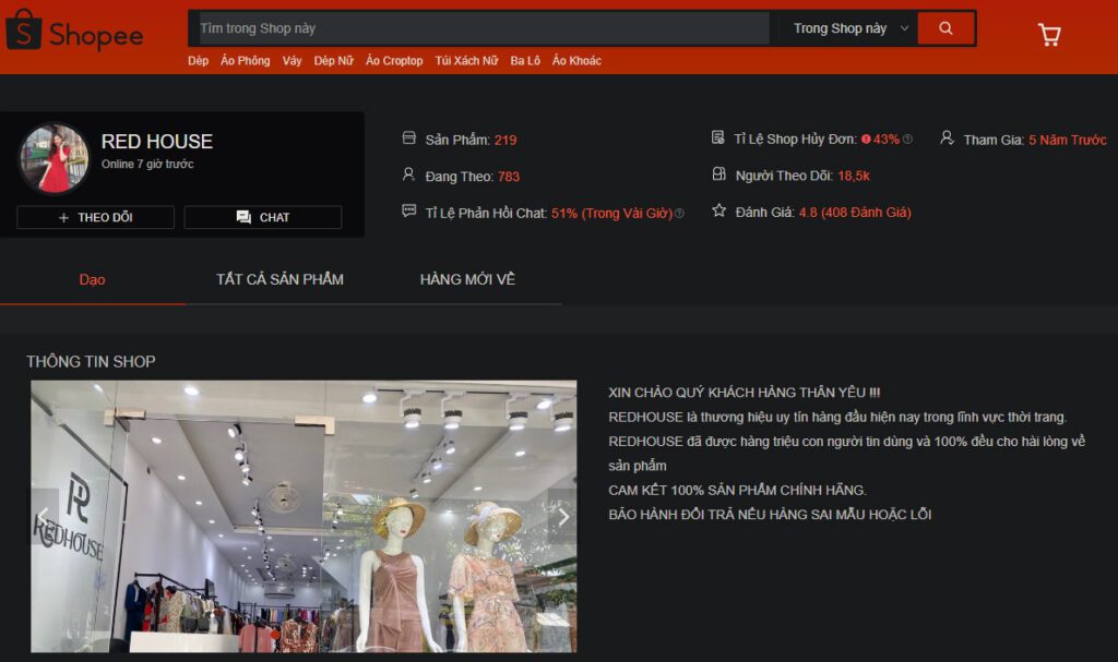 Top 10 Shop Quần Áo Nữ Nổi Tiếng Ở Vinh Nghệ An