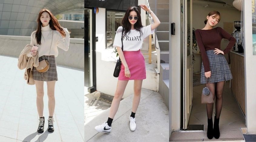 Mặc quần váy cho dịp này Quần giả váy phối với áo gì đẹp và thời trang nhất