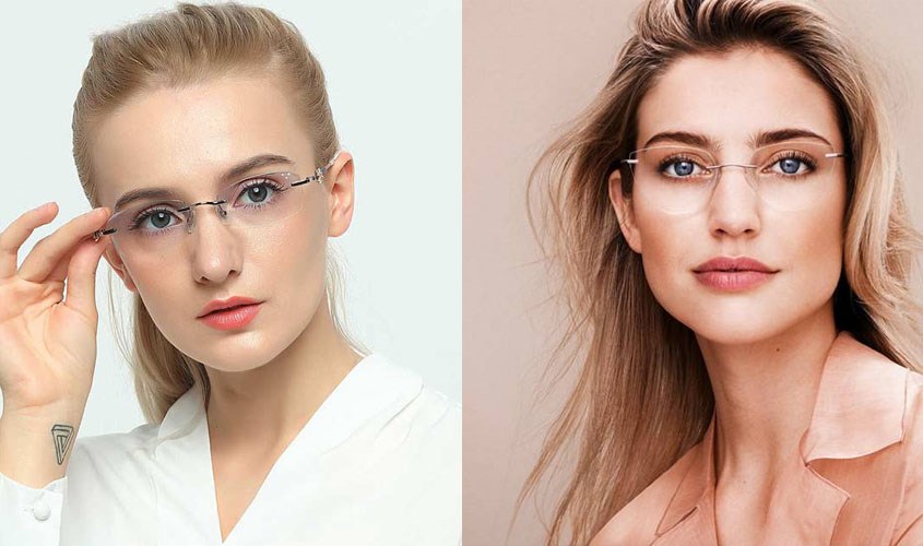 Khung kim loại thông thường Gọng kính kim loại thông thường