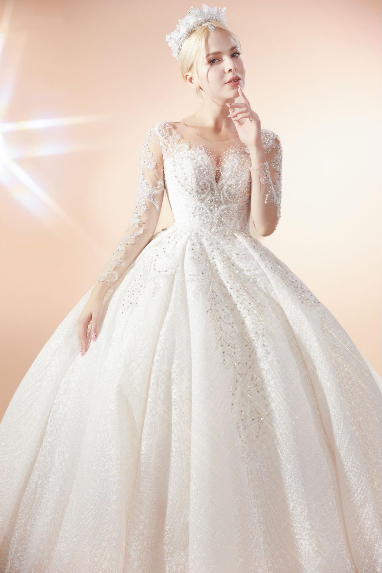 váy cưới hàn quốc