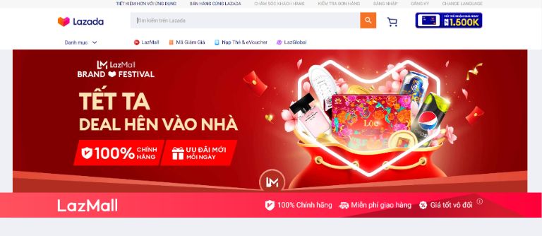 Cách tìm tên shop trên Lazada