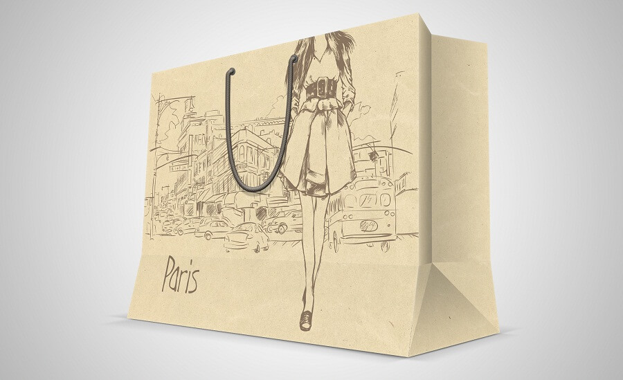 Sản phẩm được đóng gói trong túi giấy thể hiện sự chuyên nghiệp và tinh tế.