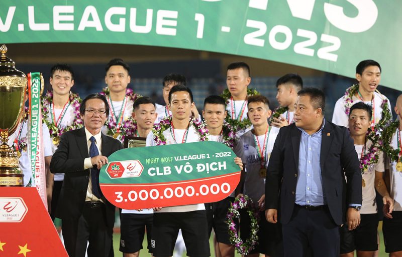Bất ngờ với tiền thưởng vô địch V-League 2023