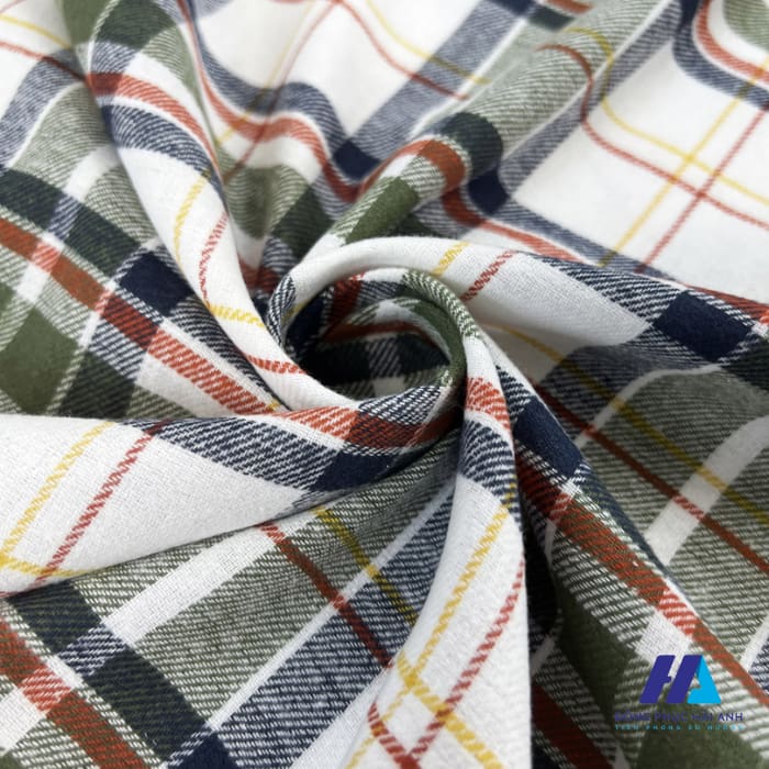 Chất liệu vải Flannel có họa tiết ca-rô độc đáo và sang trọng