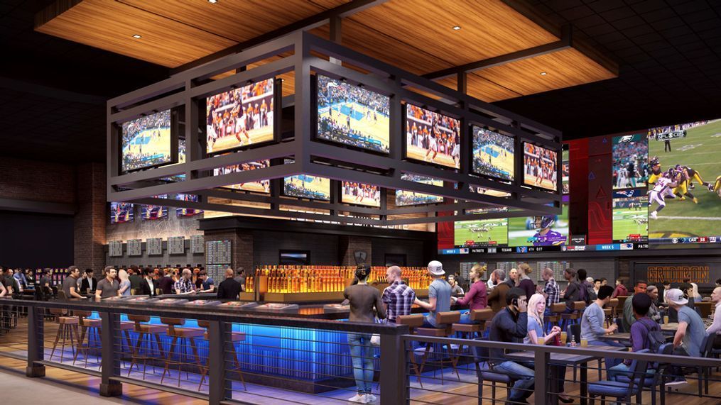 River Spirit Casino Resort invests $17.5M in 'The Gridiron' sports viewing  expansion
