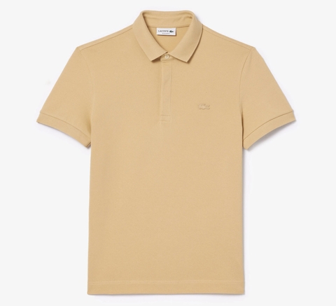 Áo Polo Lacoste Nam Paris Dáng Regular PH5522-00-IXQ Màu Be