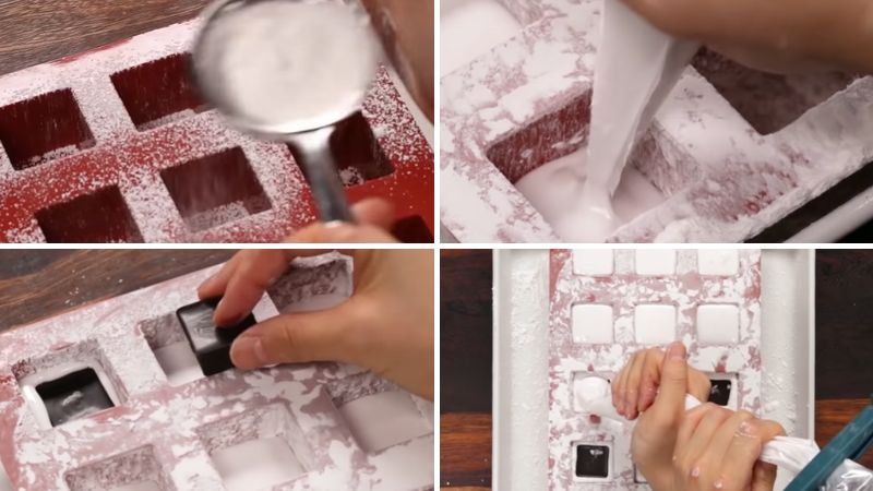 Làm kẹo dẻo sô cô la Làm socola marshmallow