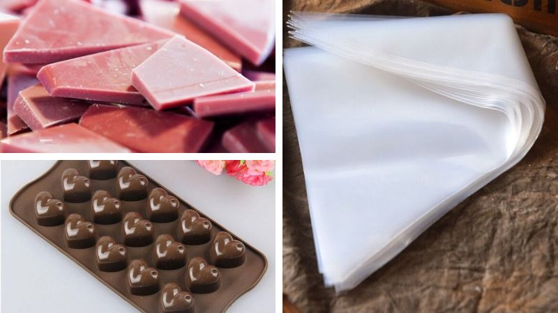 Thành phần chocolate trái tim ẩn chứa thông điệp tình yêu Nguyên liệu socola trái tim ẩn giấu thông điệp tình yêu