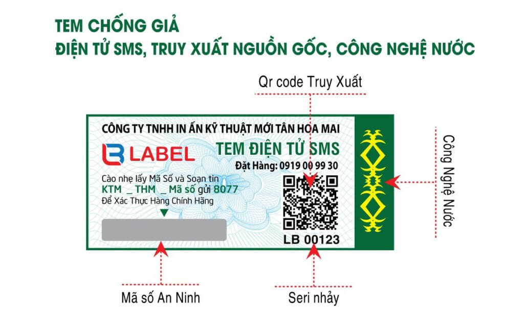 Cty in tem chống hàng giả nhanh, giá rẻ, thiết kế 0đ