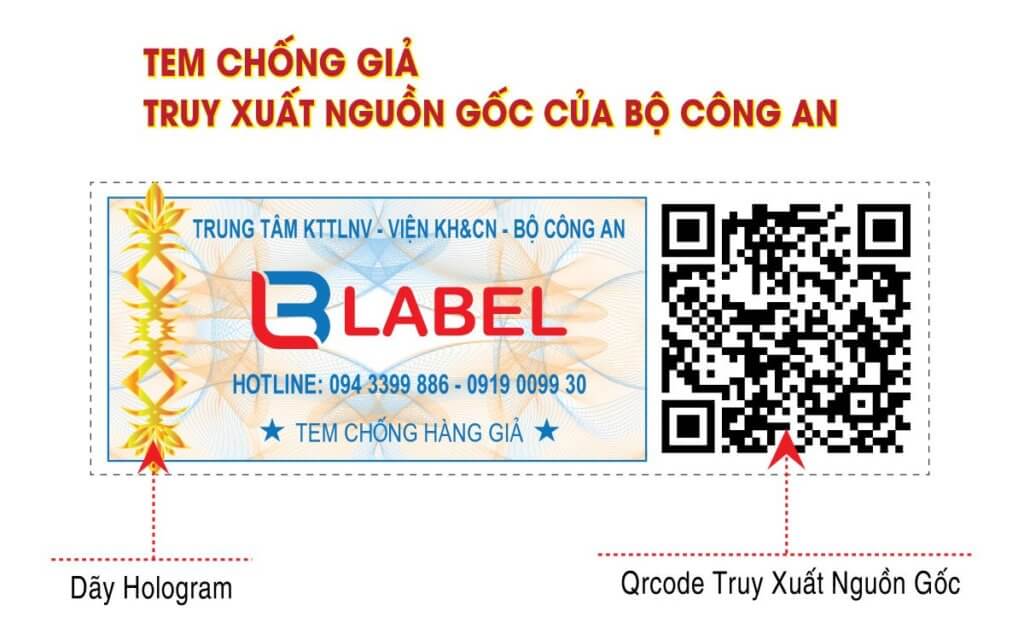 Cty in tem chống hàng giả nhanh, giá rẻ, thiết kế 0đ
