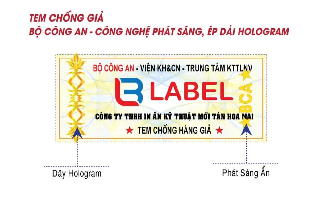 Cty in tem chống hàng giả nhanh, giá rẻ, thiết kế 0đ
