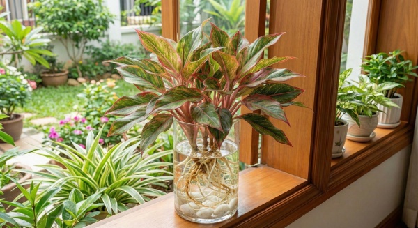 Cây Phú Quý: Ý Nghĩa, Công Dụng, Cách Trồng & Chăm Sóc 4 Trồng cây phú quý thủy canh | Kiểng Lá VN