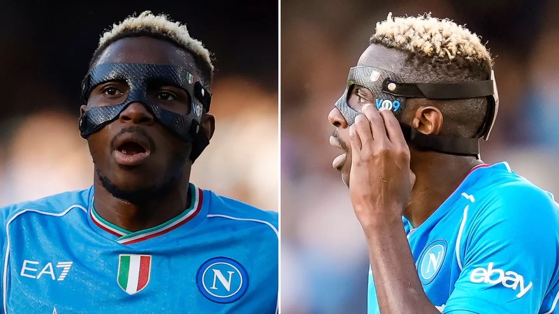 Có lẽ với cầu thủ Victor Osimhen, bí quyết thành công là chiếc mặt nạ Victor Osimhen với chiếc mặt nạ