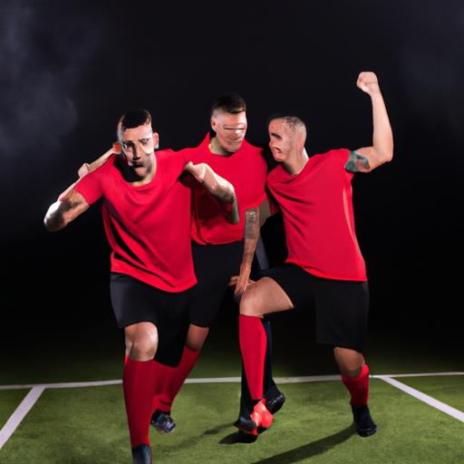 Các cầu thủ ăn mừng bàn thắng