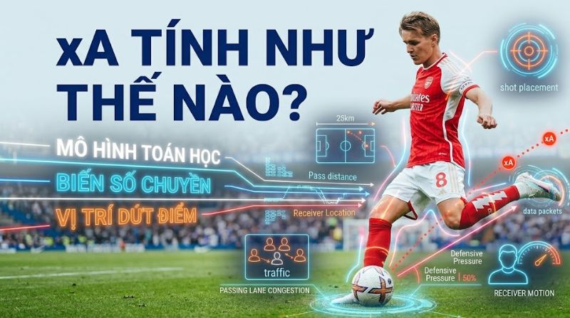 xA là gì trong bóng đá? Bật mí về chỉ số kiến tạo kỳ vọng